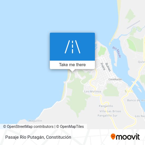 Mapa de Pasaje Río Putagán
