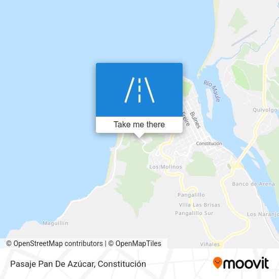 Mapa de Pasaje Pan De Azúcar