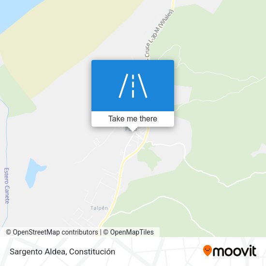 Sargento Aldea map