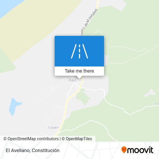 Mapa de El Avellano