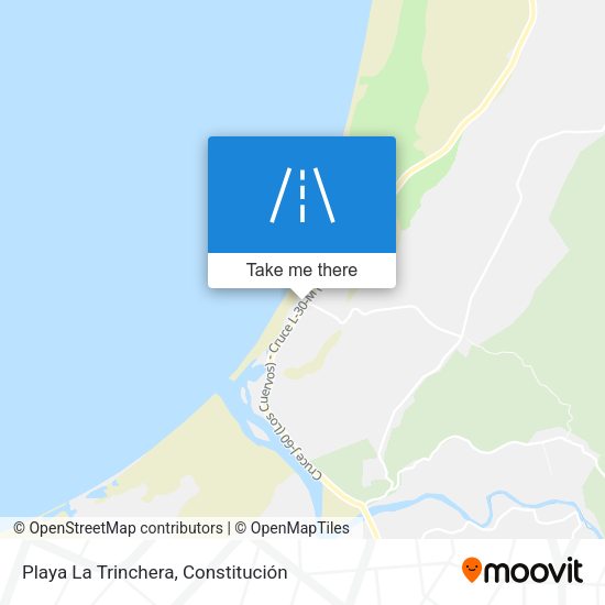 Mapa de Playa La Trinchera