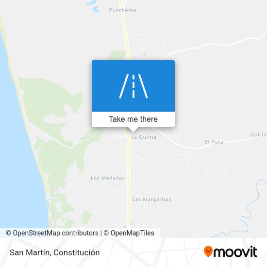 San Martín map