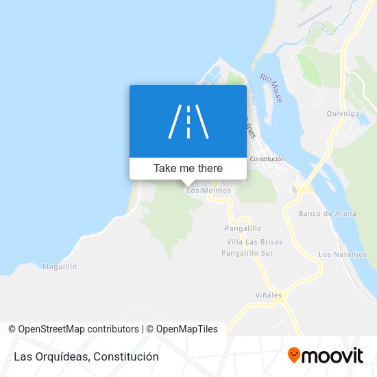 Mapa de Las Orquídeas