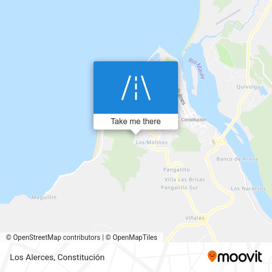 Los Alerces map
