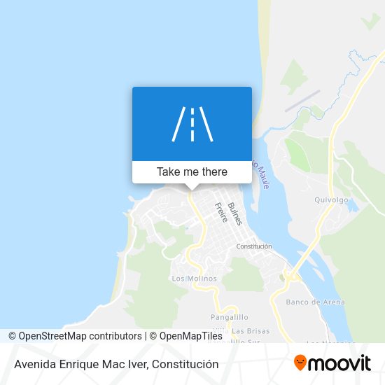 Avenida Enrique Mac Iver map