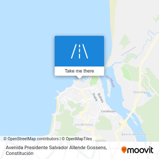 Mapa de Avenida Presidente Salvador Allende Gossens
