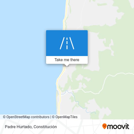 Padre Hurtado map