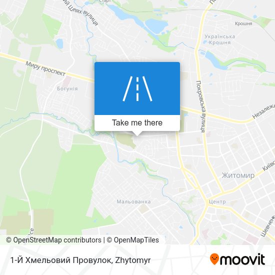 1-Й Хмельовий Провулок map