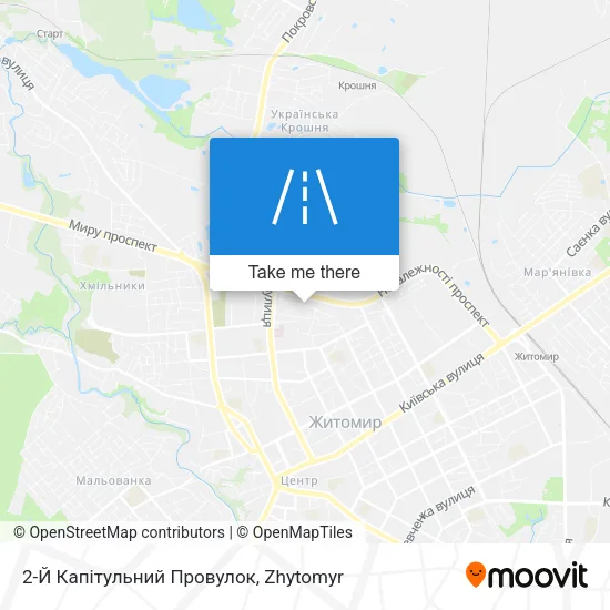 Карта 2-Й Капітульний Провулок