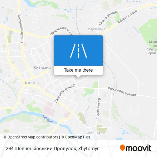 2-Й Шевченківський Провулок map