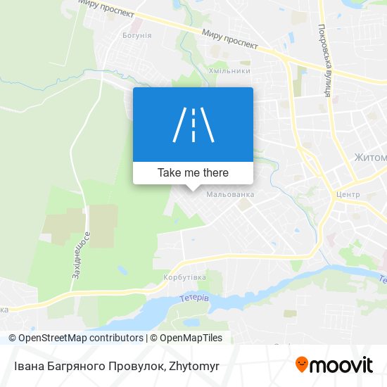 Івана Багряного Провулок map