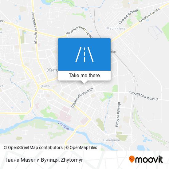 Івана Мазепи Вулиця map