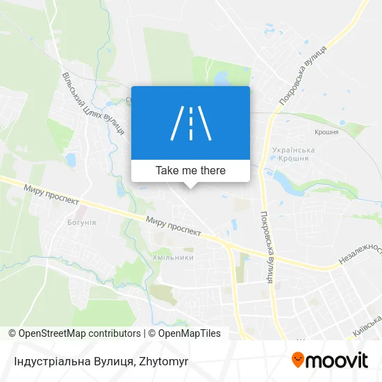 Карта Індустріальна Вулиця