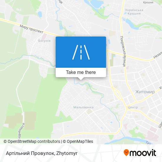 Артільний Провулок map