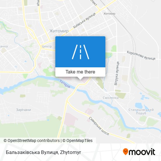 Бальзаківська Вулиця map