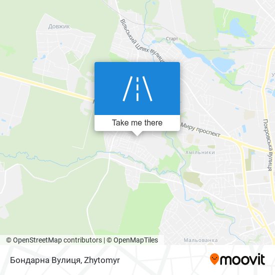 Бондарна Вулиця map