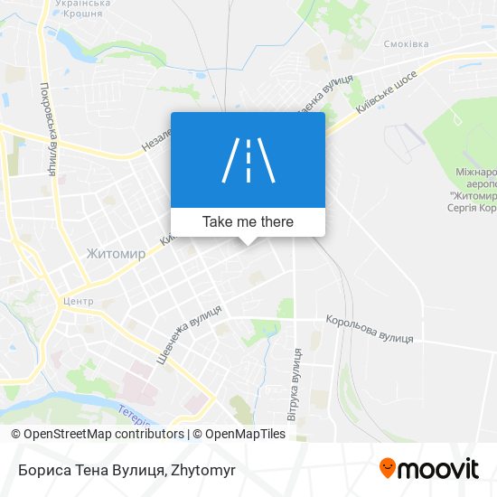 Бориса Тена Вулиця map