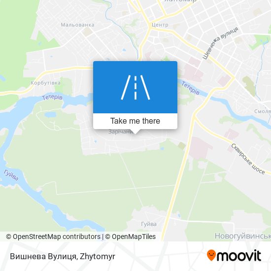 Вишнева Вулиця map