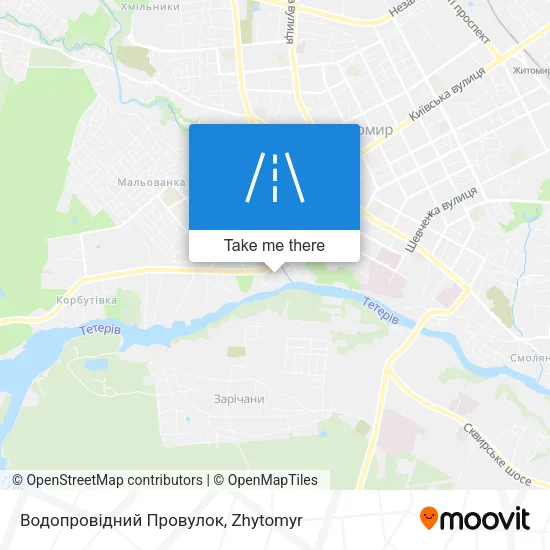 Карта Водопровідний Провулок