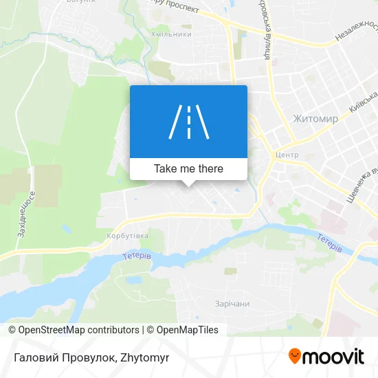 Карта Галовий Провулок