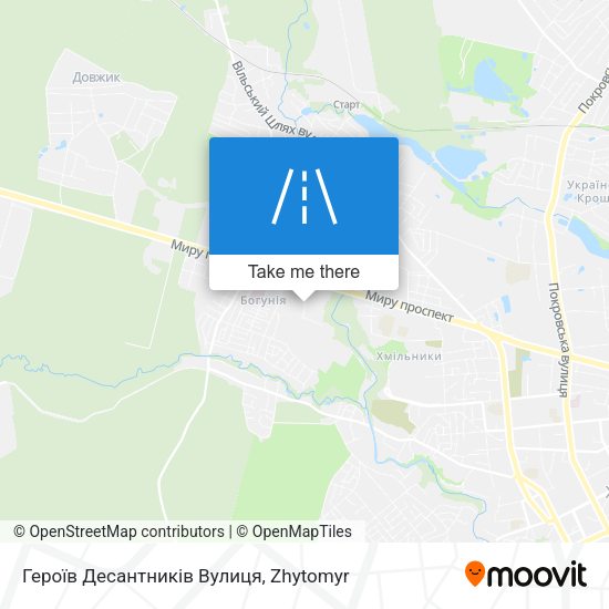 Героїв Десантників Вулиця map
