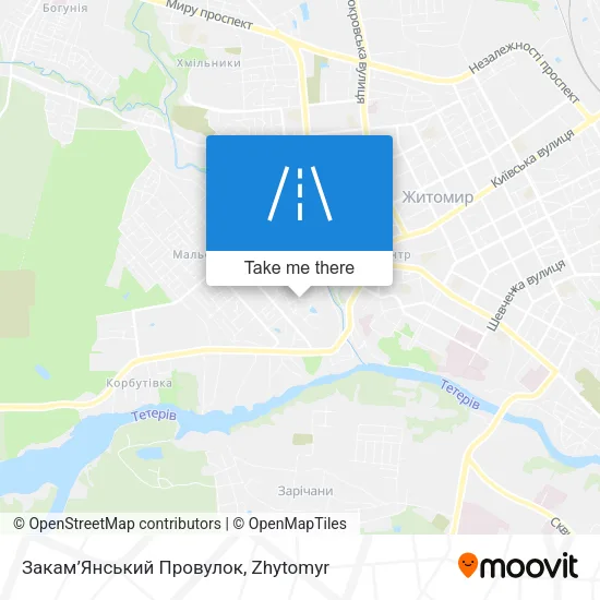Карта Закам’Янський Провулок