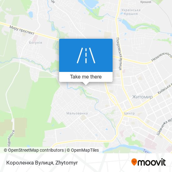 Короленка Вулиця map