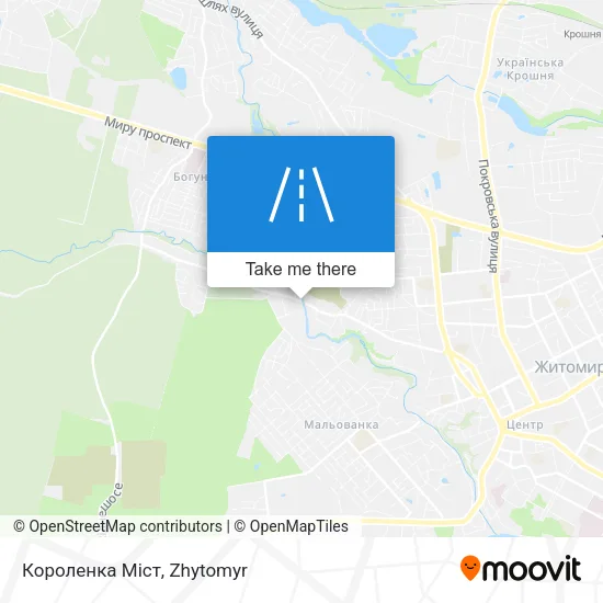Карта Короленка Міст