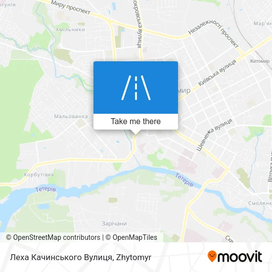 Карта Леха Качинського Вулиця