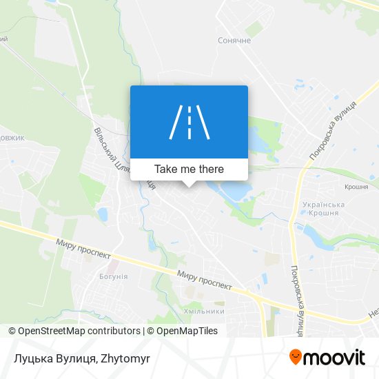 Луцька Вулиця map