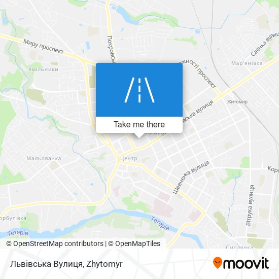 Львівська Вулиця map