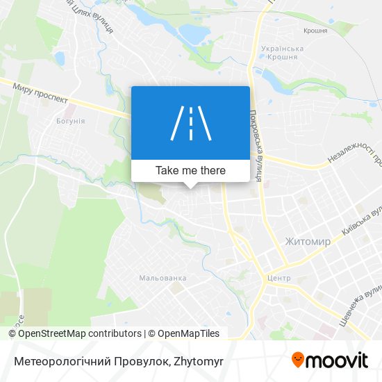 Метеорологічний Провулок map