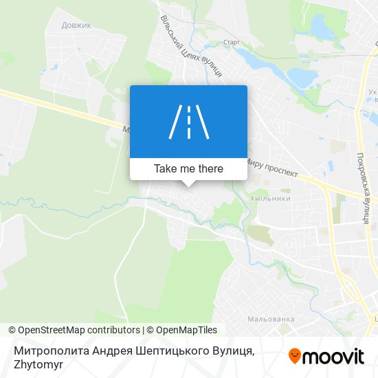 Митрополита Андрея Шептицького Вулиця map