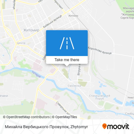 Михайла Вербицького Провулок map