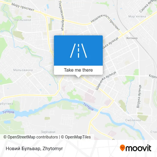 Карта Новий Бульвар
