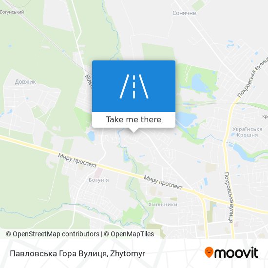 Павловська Гора Вулиця map