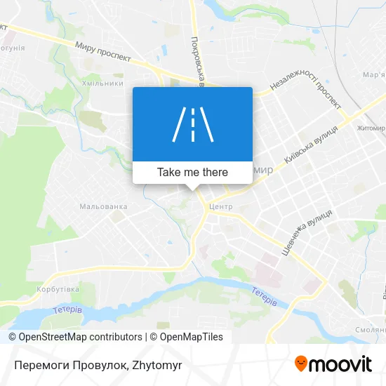 Карта Перемоги Провулок