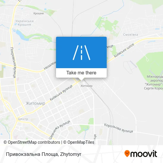 Карта Привокзальна Площа