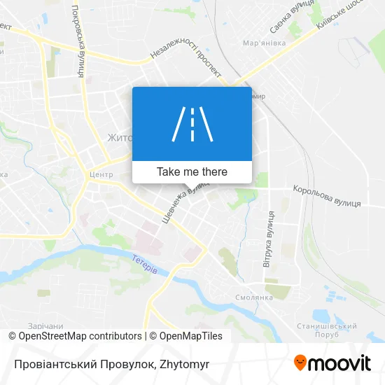 Карта Провіантський Провулок
