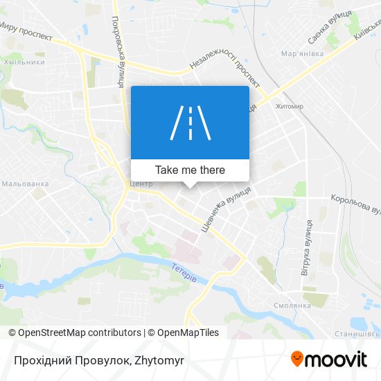 Прохідний Провулок map