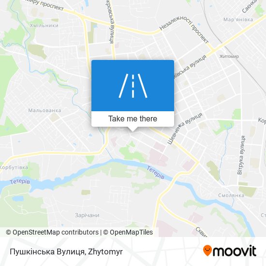 Пушкінська Вулиця map