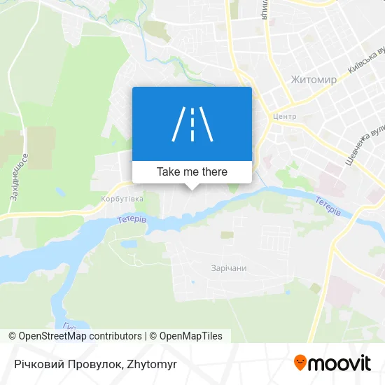 Карта Річковий Провулок