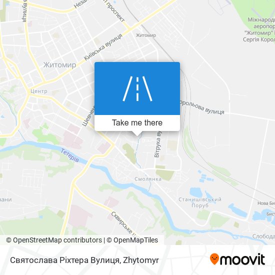 Святослава Ріхтера Вулиця map