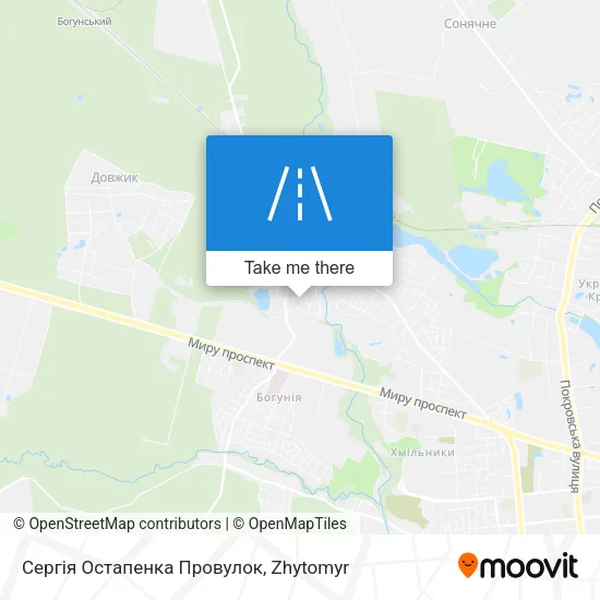 Карта Сергія Остапенка Провулок