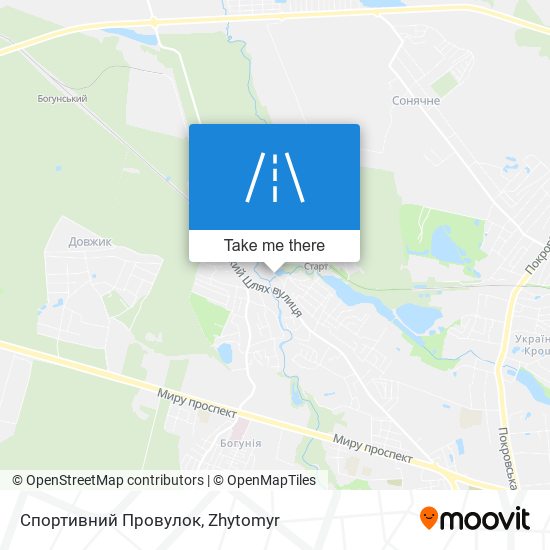 Спортивний Провулок map