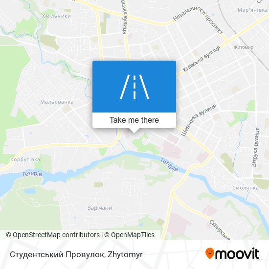 Студентський Провулок map