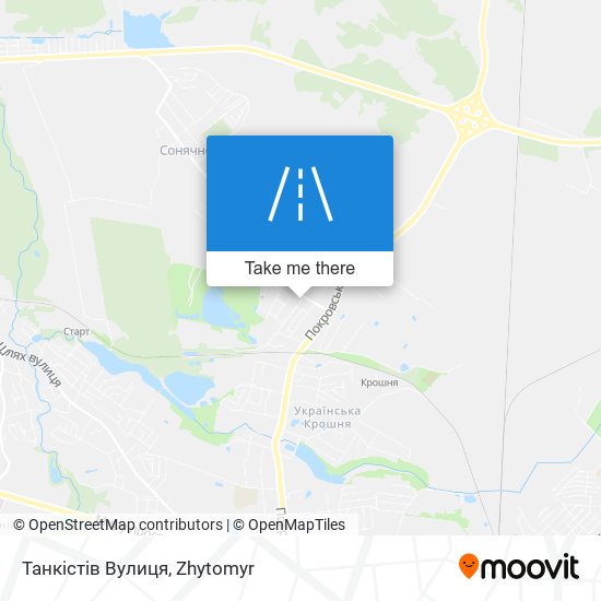 Танкістів Вулиця map