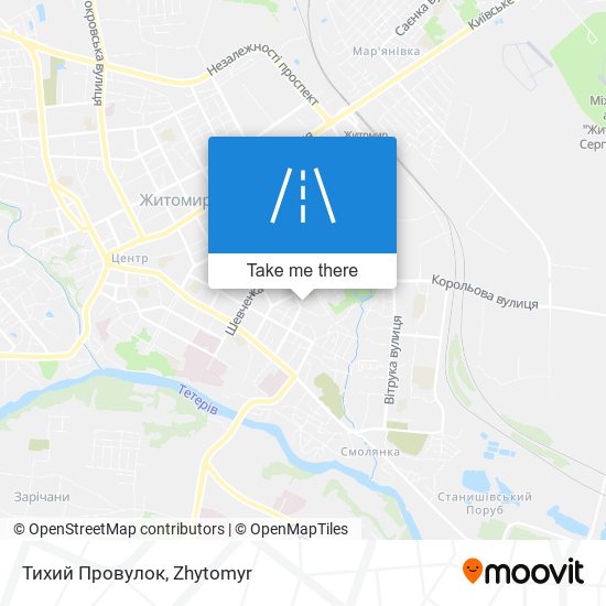 Тихий Провулок map