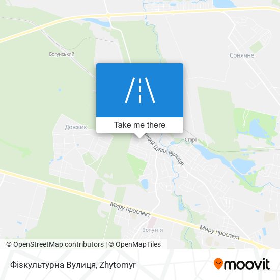 Фізкультурна Вулиця map