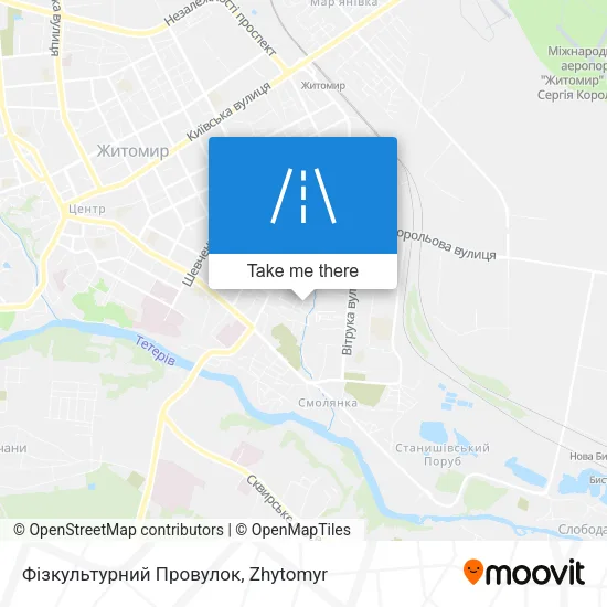 Карта Фізкультурний Провулок